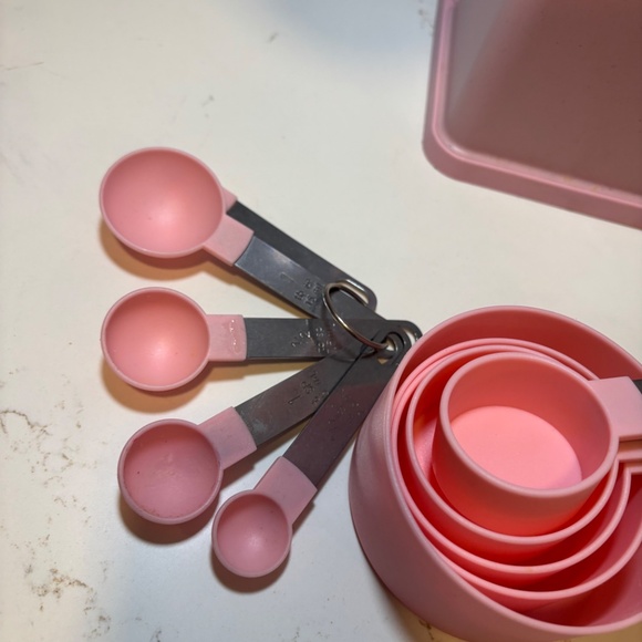 Pink Silicone Cooking Utensils 5 Piece Sharp Stainless Steel Chef Knives Set - Picture 5 of 14
